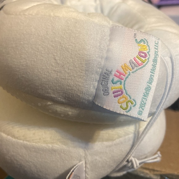 Squishmallows Dustin the Dalmatian Dog Slippers NEW plush - Picture 5 of 5